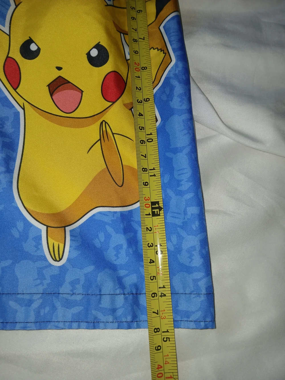 Pokemon Blue Swim Board Shorts Trunks Boys Size 7